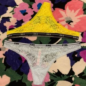VS PINK thong set